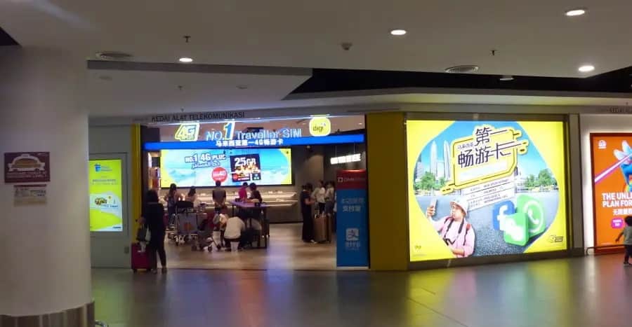 Digi store at KLIA2