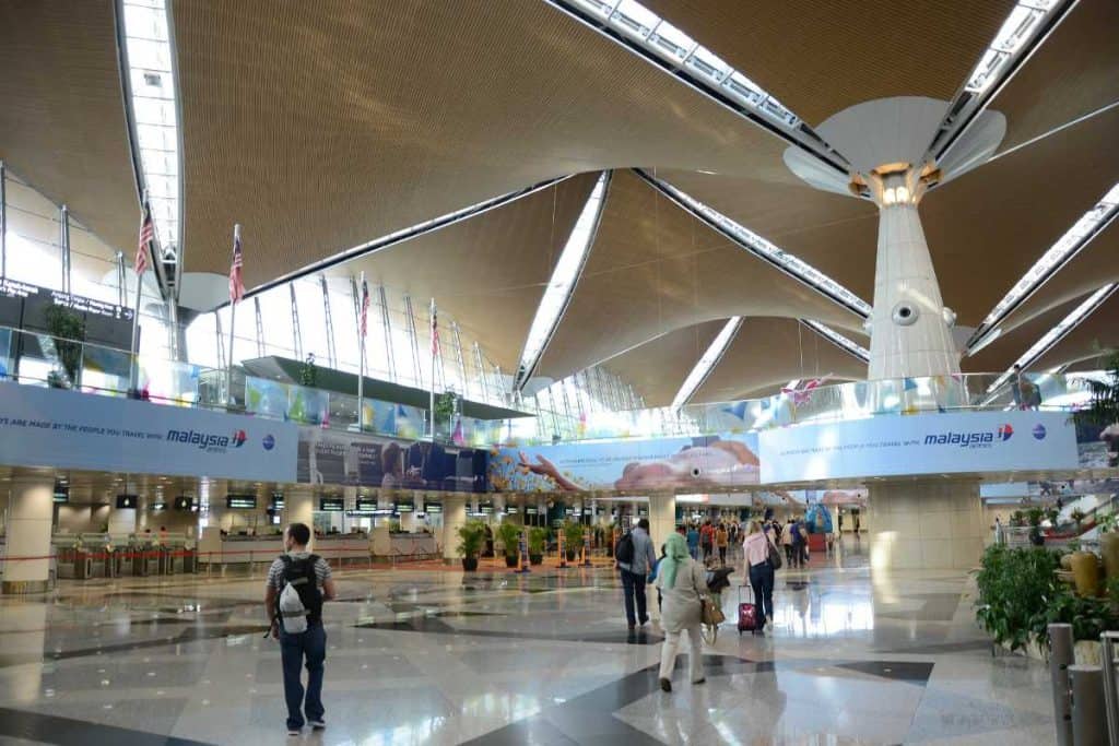 Major Malaysia airports - Kuala Lumpur airport KUL