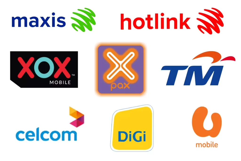 Malaysia mobile operators at KLIA airport